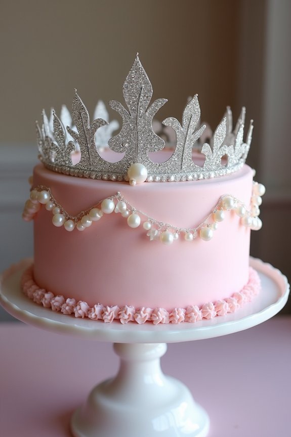 princess tiara cake decoration