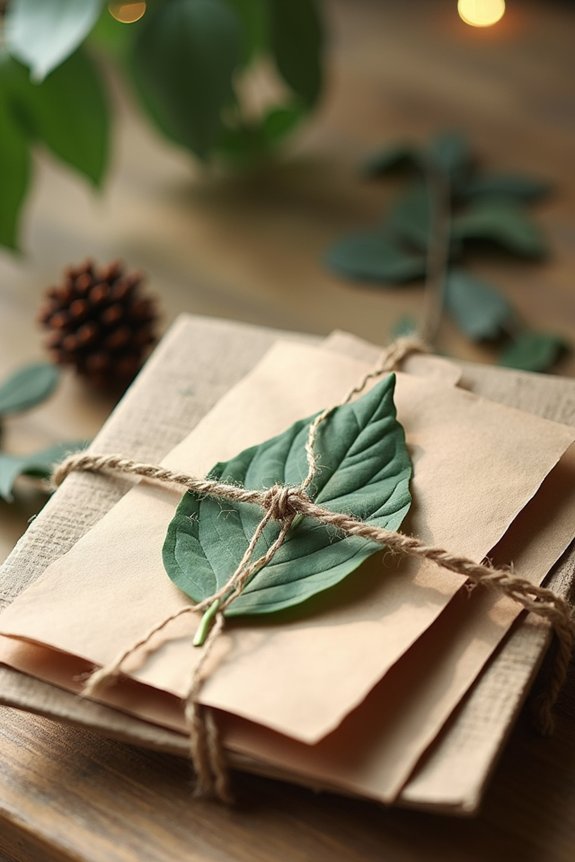 recycled invitations for parties