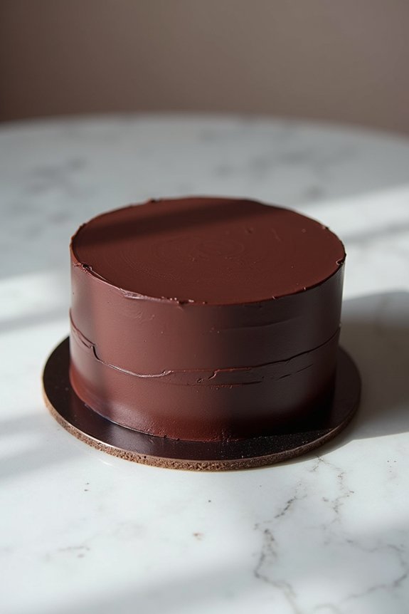 rich chocolate burgundy cakes