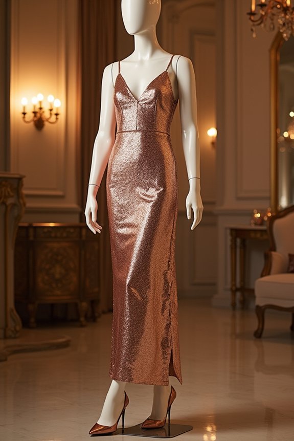 rose gold party outfits