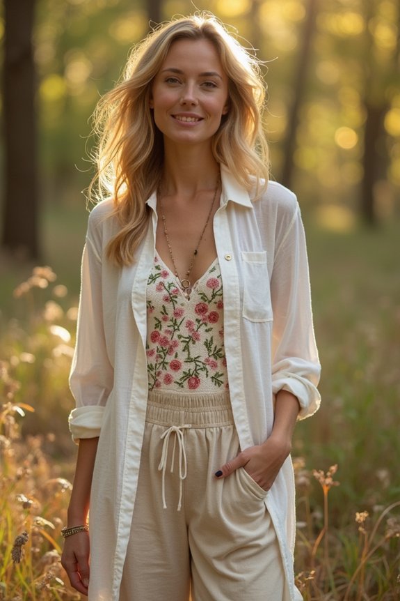 seasonal cottagecore outfit transition