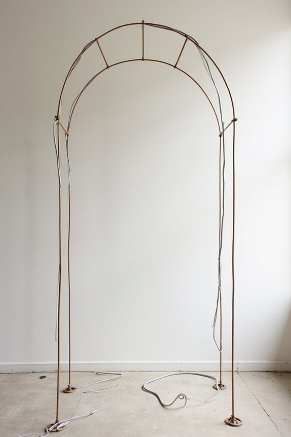 secure flexible balloon frame
