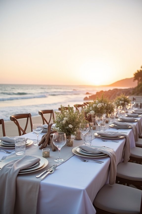 serene beach backdrop inspiration