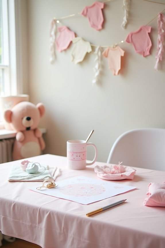 simple baby shower crafts