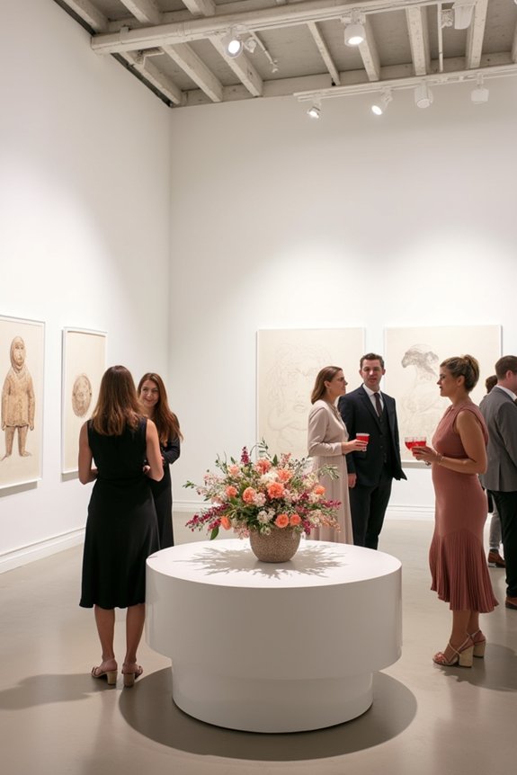 sophisticated art inspired celebration
