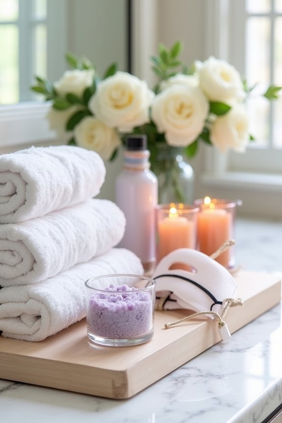spa inspired relaxation favors