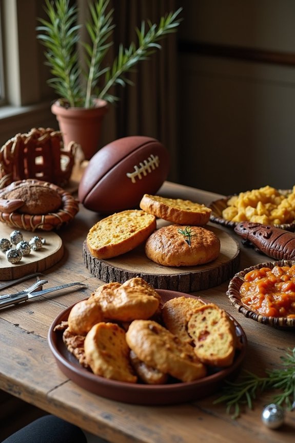 sports themed celebration for dad