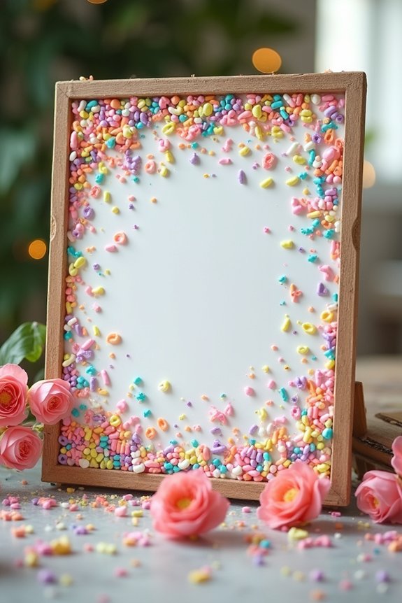 sprinkle art on signs