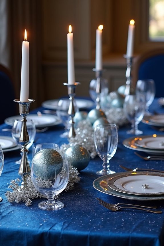 starry table centerpiece design