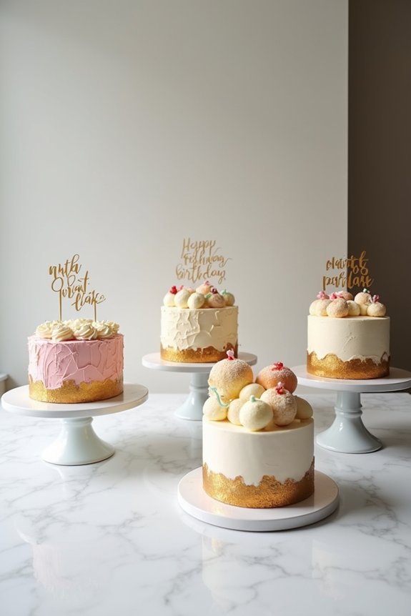 stylish 50th birthday cakes