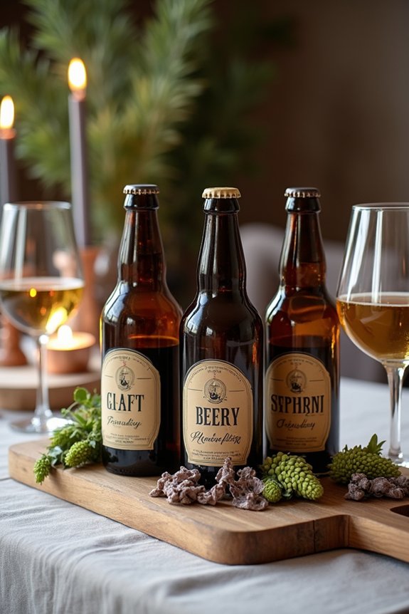 stylish functional beer centerpiece