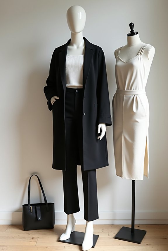 stylish monochrome outfit inspiration