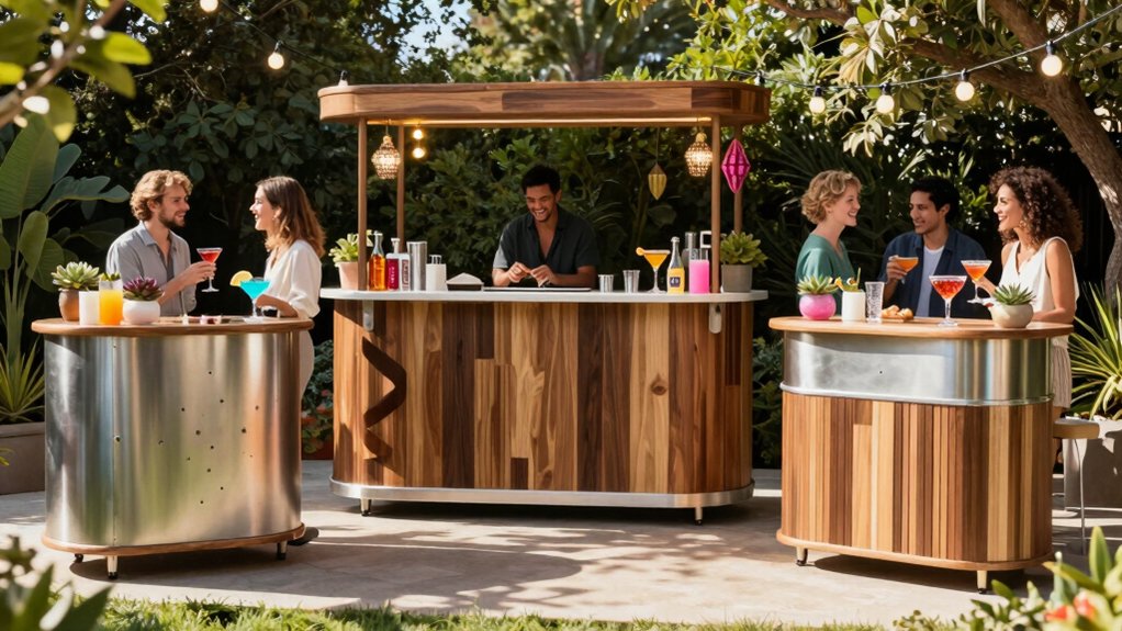 stylish outdoor portable bars