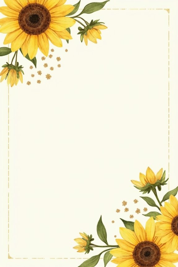 sunny yellow birthday invitations