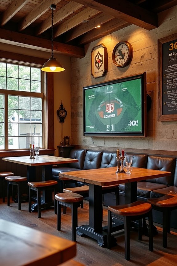 super bowl sports bar atmosphere