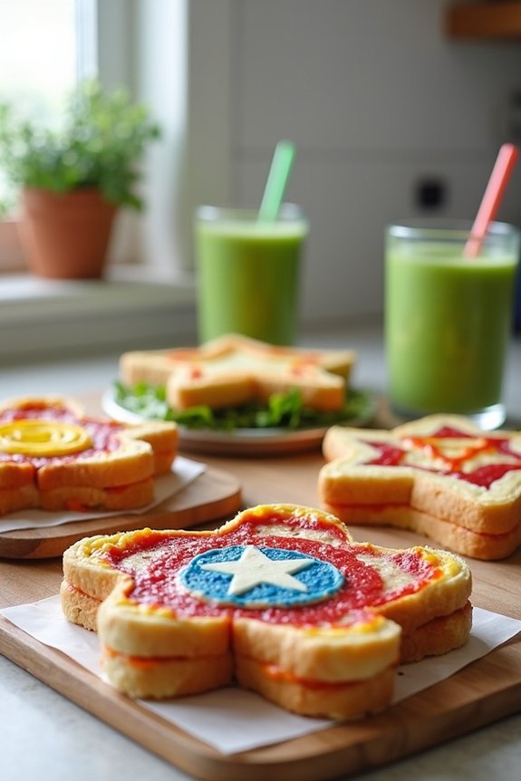 superhero themed nutritious snacks