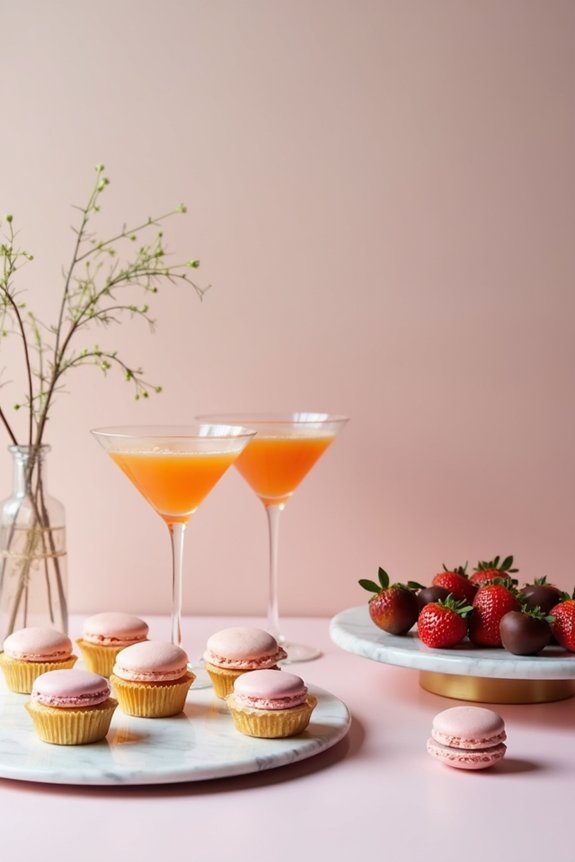 sweet treats and drinks