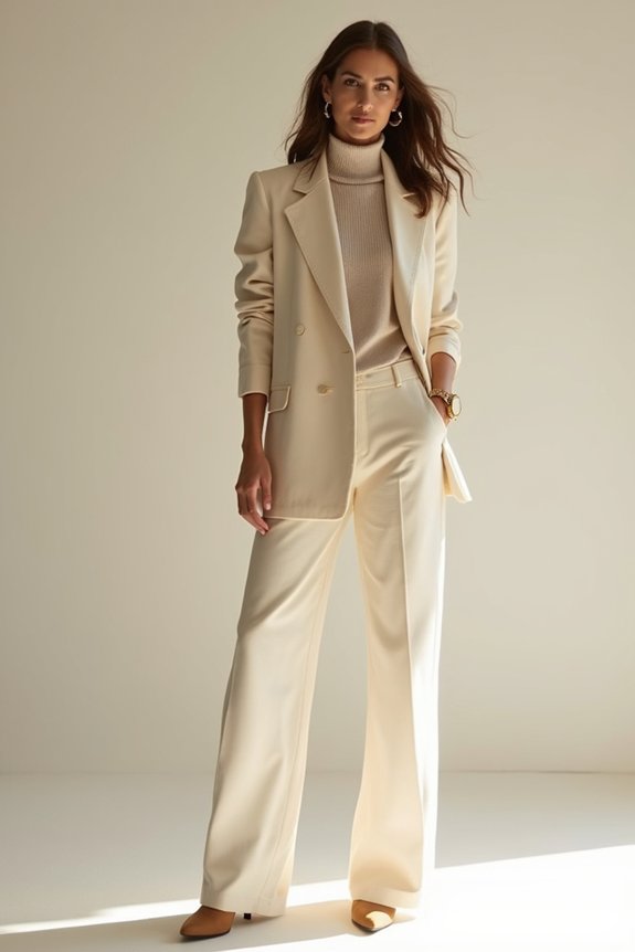 tailored pieces enhance sophistication