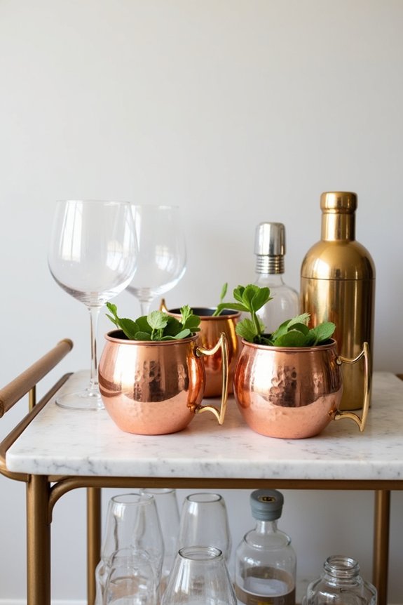 themed barware enhances gatherings