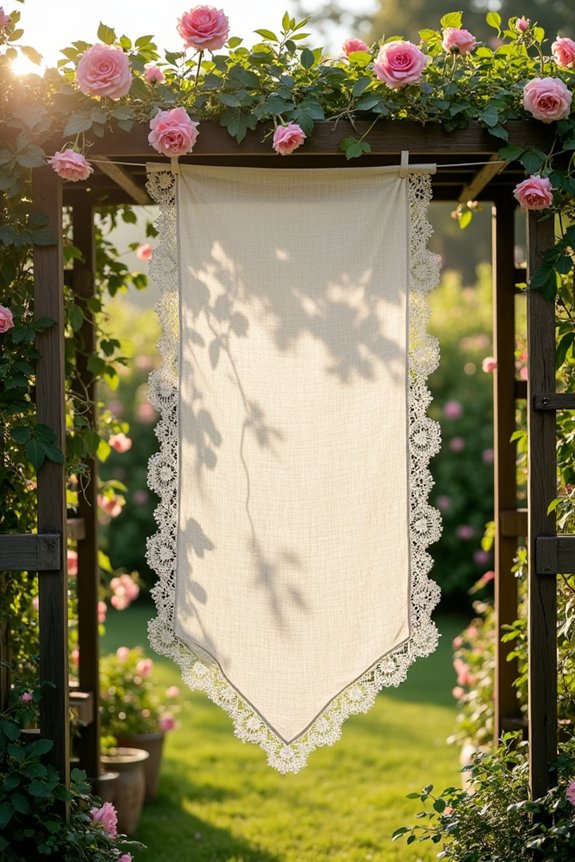 themed garden party signage