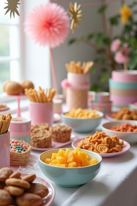 themed snack stations fun