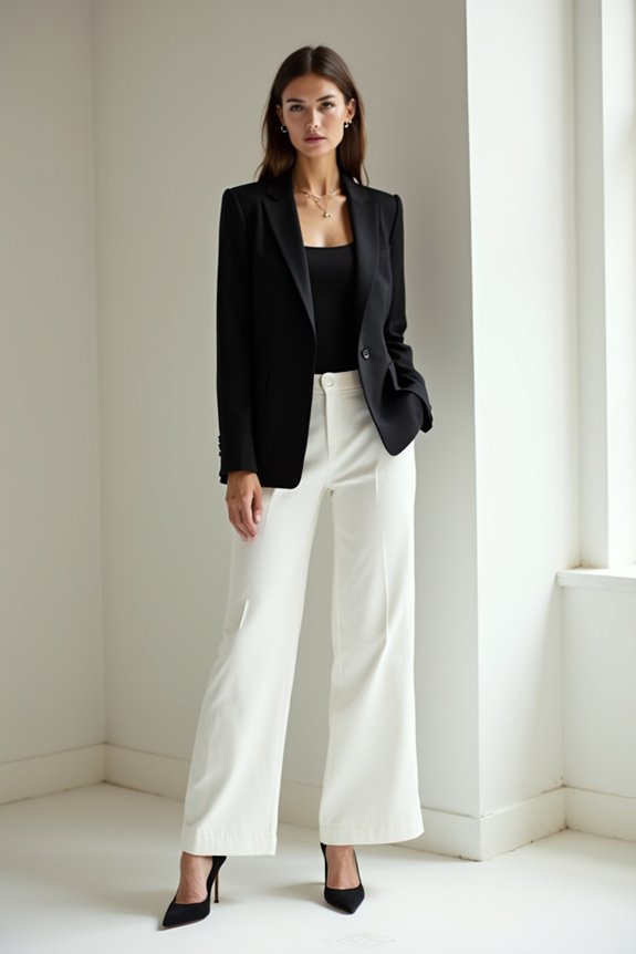 timeless black and white elegance
