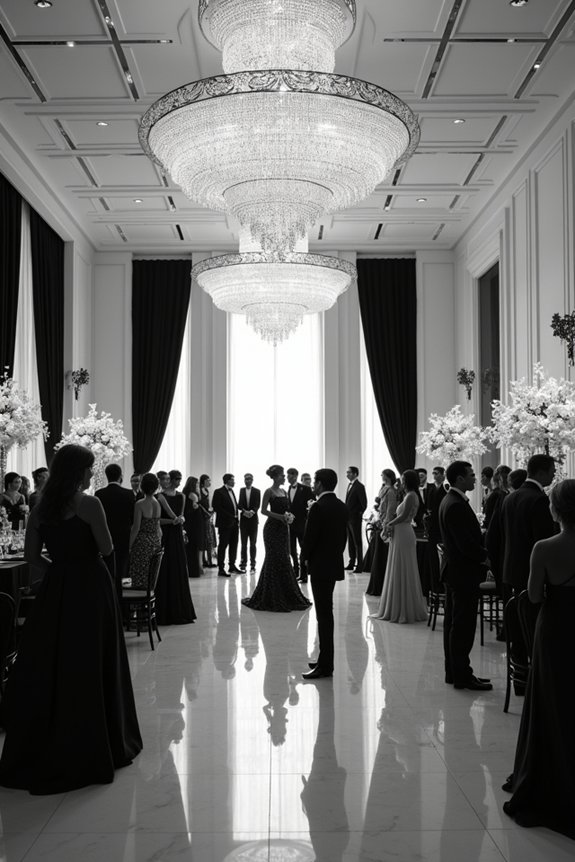 timeless elegance monochrome celebration