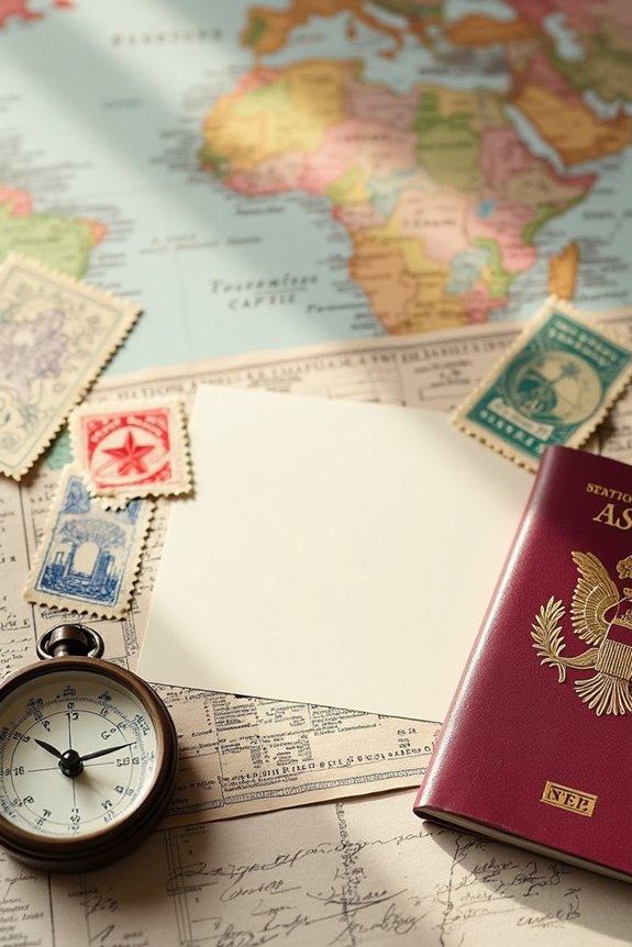 travel inspired adventure invitations