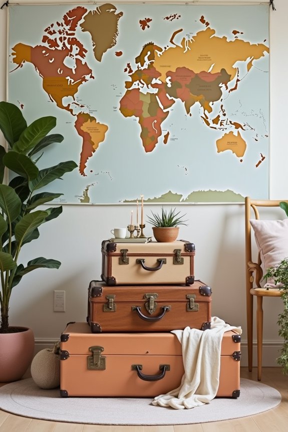 travel themed birthday decorations