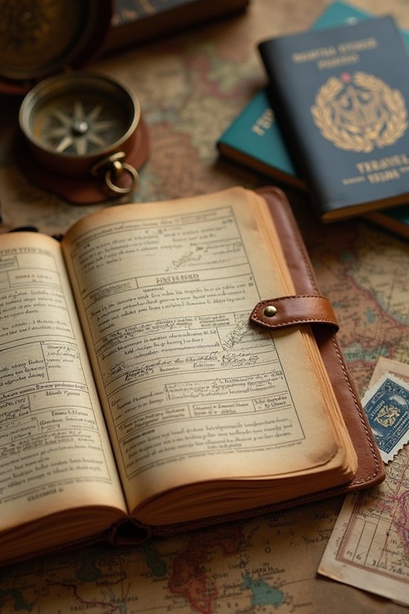 travel themed birthday invitations