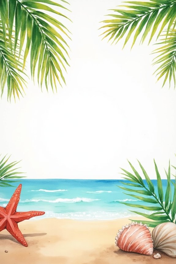 tropical beach party vibes