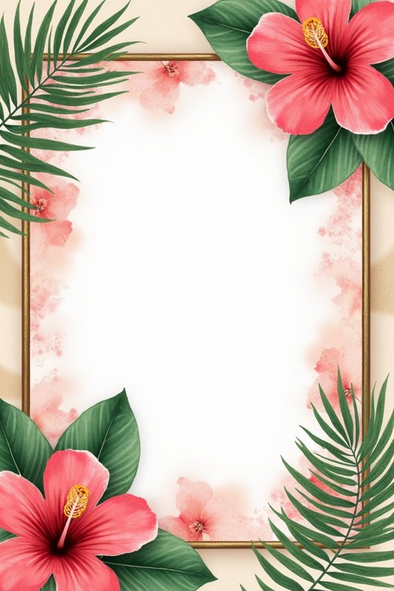 tropical party invitation ideas