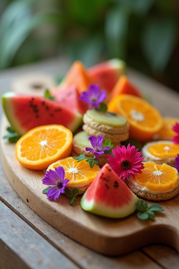 tropical snacks for beach parties