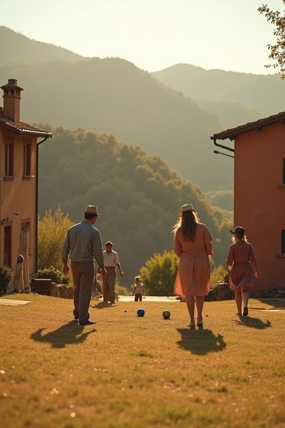 tuscan outdoor social games