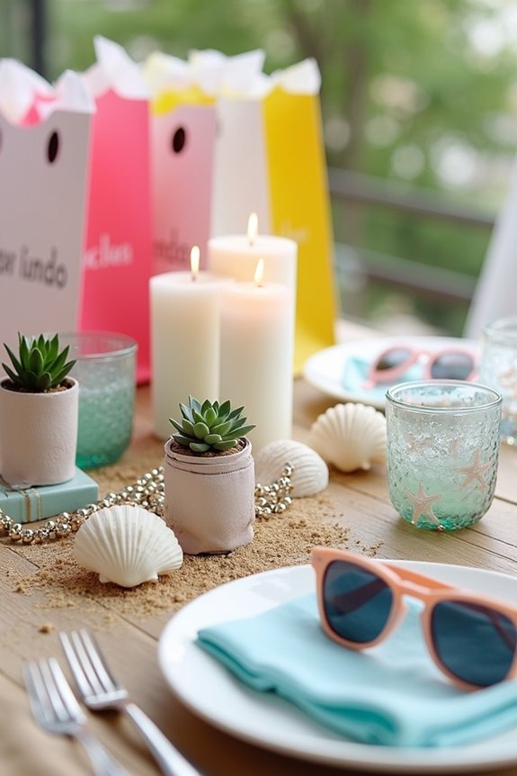 unique beach party favors