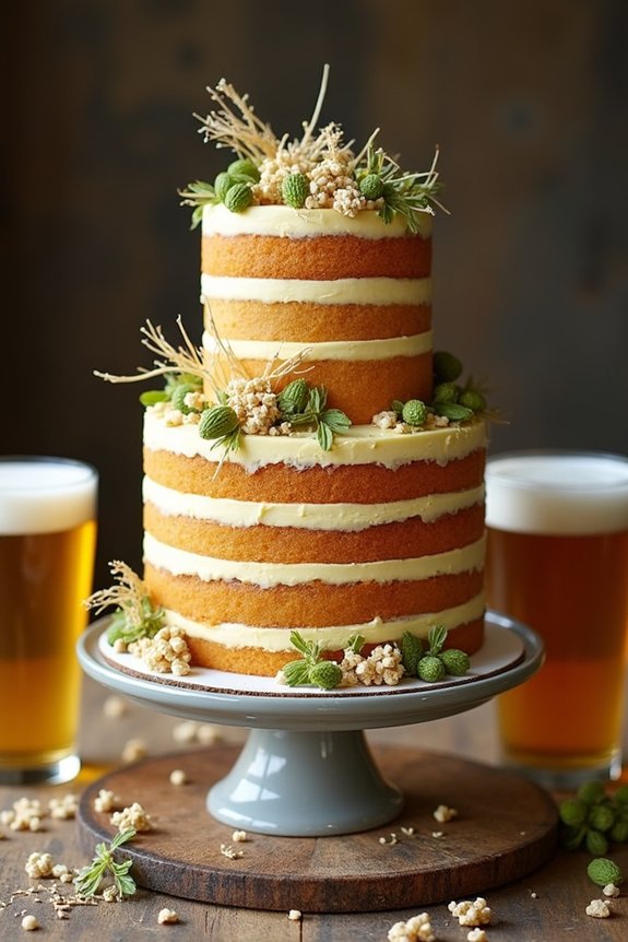 unique hop infused cake delights