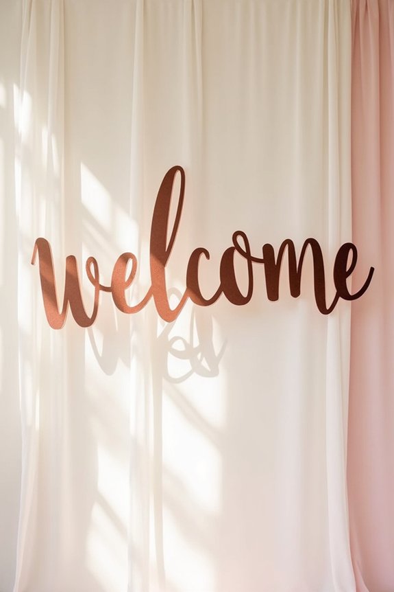 unique personalized champagne signage