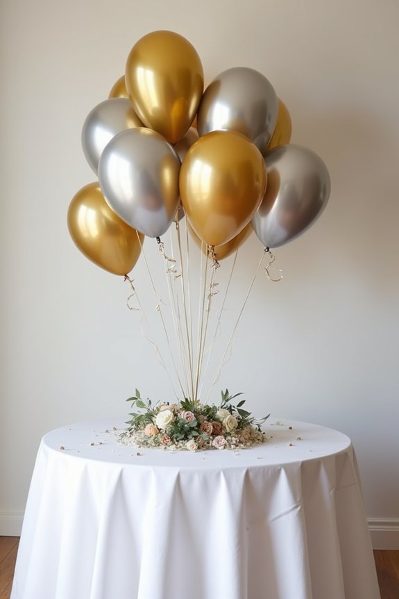 vibrant balloon centerpieces enhance celebrations