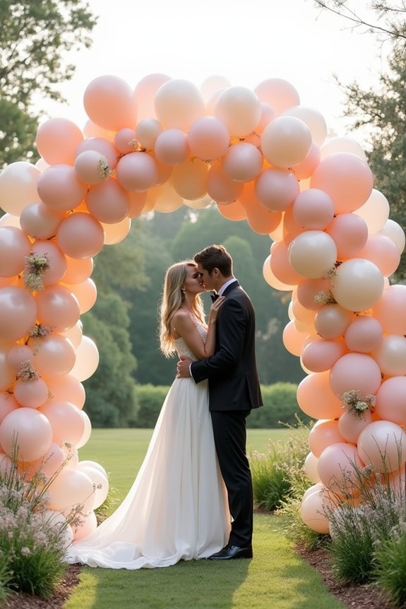 vibrant balloon installations enhance celebrations