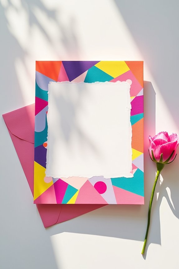 vibrant bold invitation designs