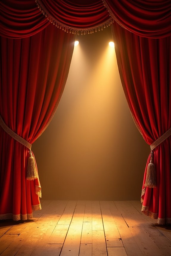 vibrant circus lighting decor