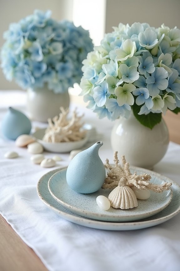 vibrant coastal floral arrangements