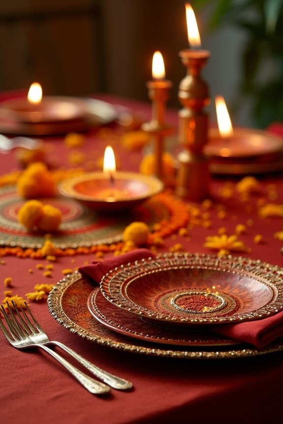 vibrant diwali color palette