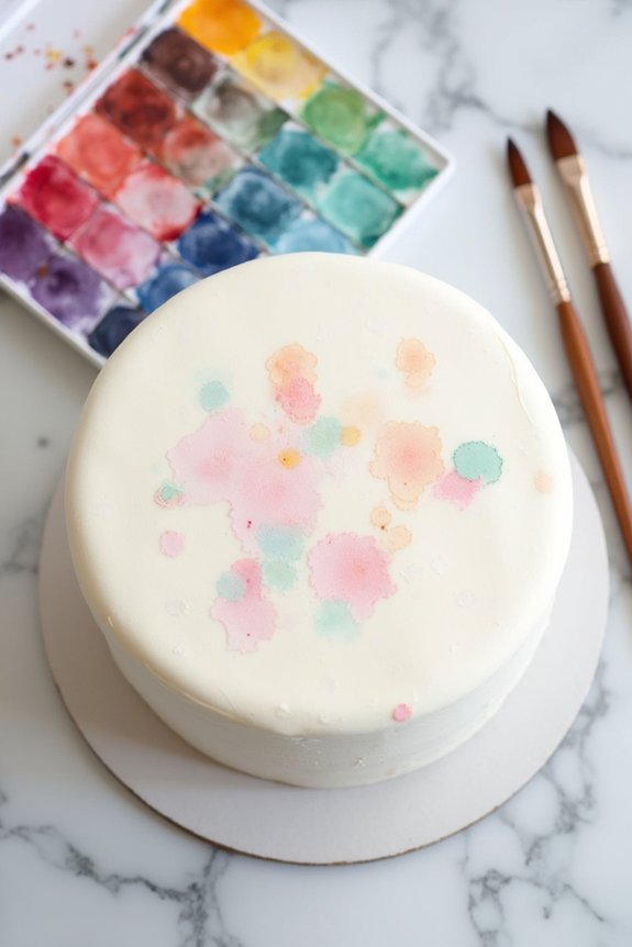 vibrant edible paint choices