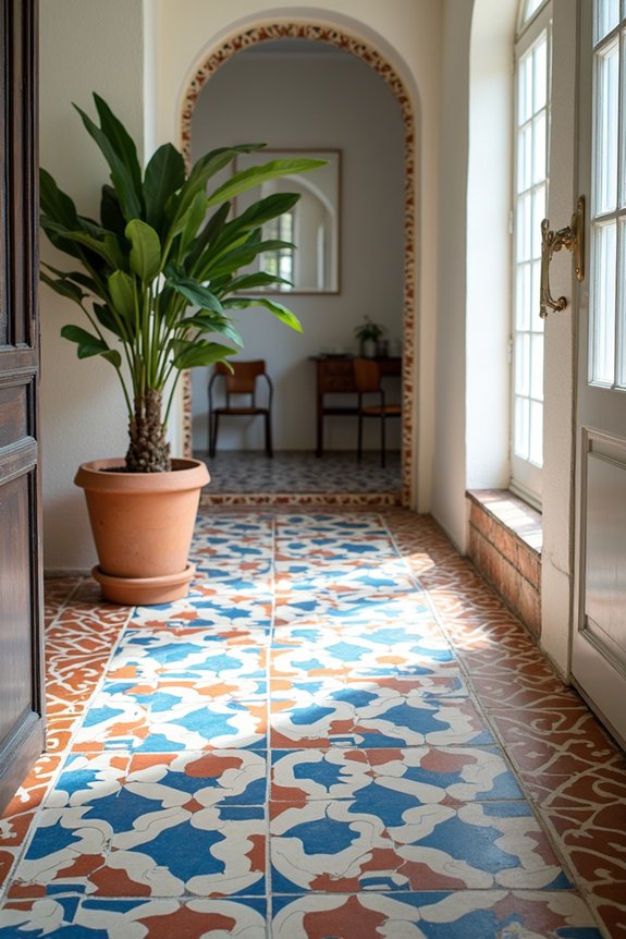 vibrant intricate italian tiles
