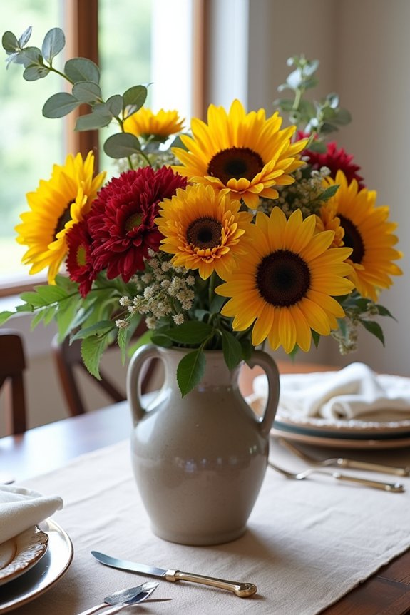 vibrant labor day flowers