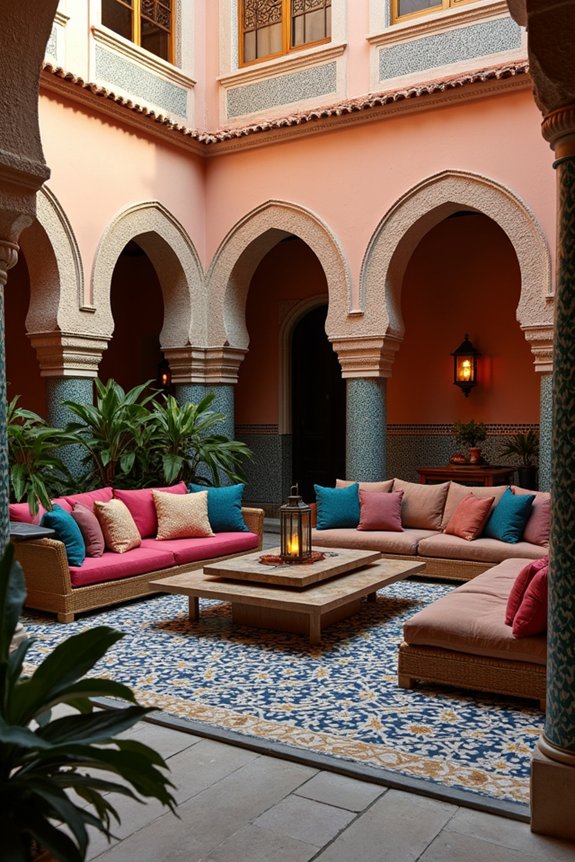 vibrant moroccan themed celebrations