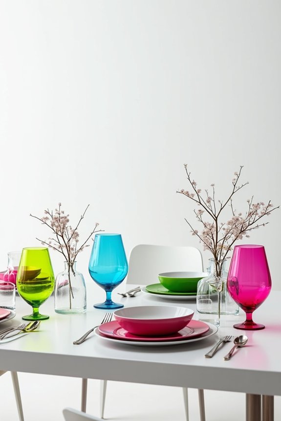 vibrant neon celebration themes