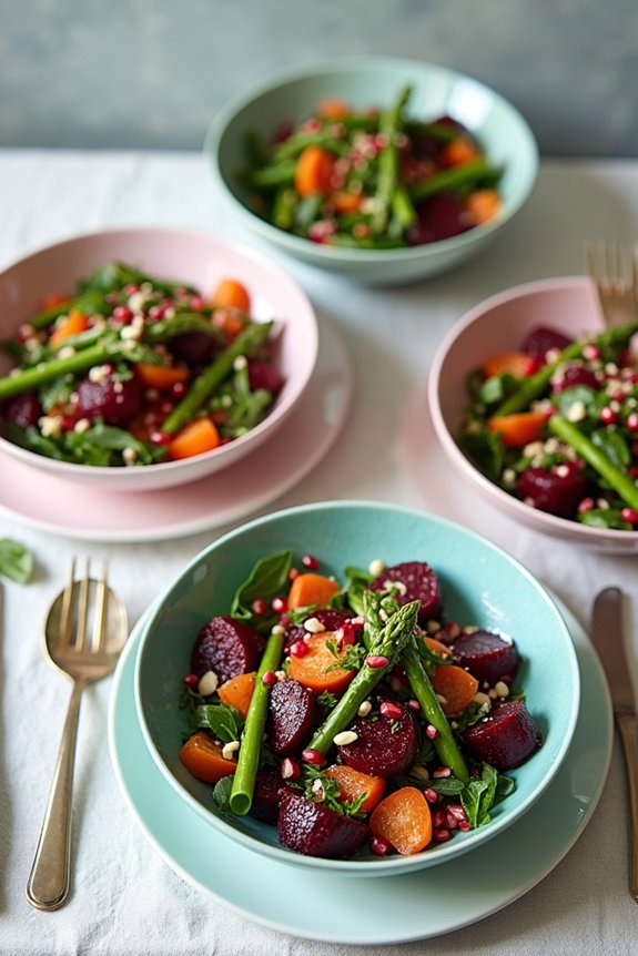 vibrant seasonal passover salads