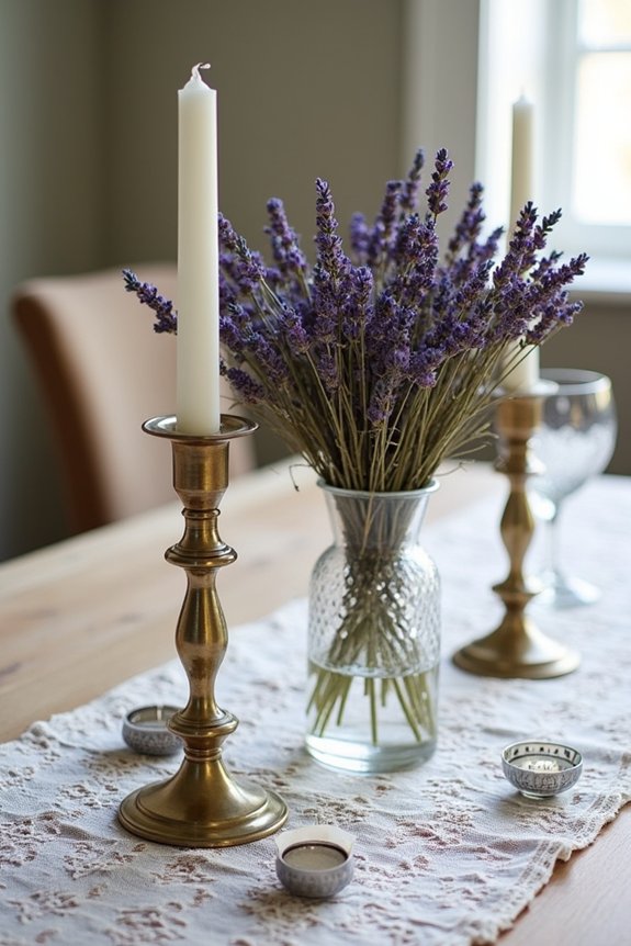 vintage centerpieces for tablescapes